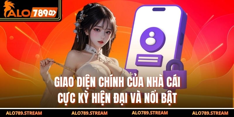 Giao diện chính của nhà cái cực kỳ hiện đại và nổi bật